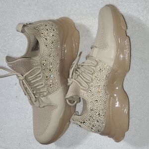 Elegant Beige Women's Sneakers